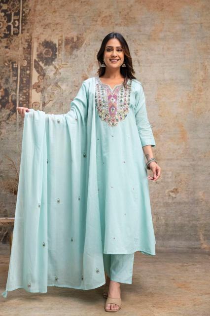 Janni cotton 3pcs wholesale kurtis and tunics